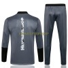 Real Madrid Sweatshirts Anzüge Suit Quarter-zip 2021-22 Schwarze Für Herren